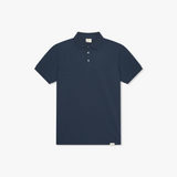 POLO PIQUE T-SHIRT - NAVY BLUE
