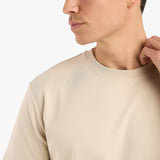 CREWNECK MIDWEIGHT T-SHIRT - BEIGE