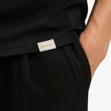 CREWNECK MIDWEIGHT T-SHIRT - BLACK