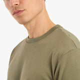 CREWNECK MIDWEIGHT T-SHIRT - UNIT GREEN