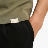 CREWNECK MIDWEIGHT T-SHIRT - UNIT GREEN