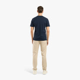 CREWNECK MIDWEIGHT T-SHIRT - NAVY BLUE