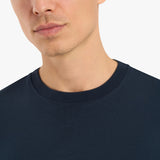 CREWNECK MIDWEIGHT T-SHIRT - NAVY BLUE